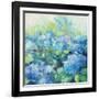 Bright Hydrangea II-Julia Purinton-Framed Premium Giclee Print