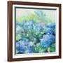 Bright Hydrangea II-Julia Purinton-Framed Premium Giclee Print