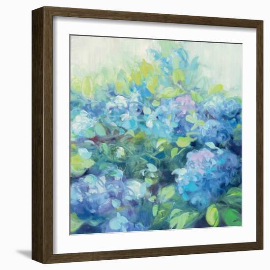 Bright Hydrangea II-Julia Purinton-Framed Art Print