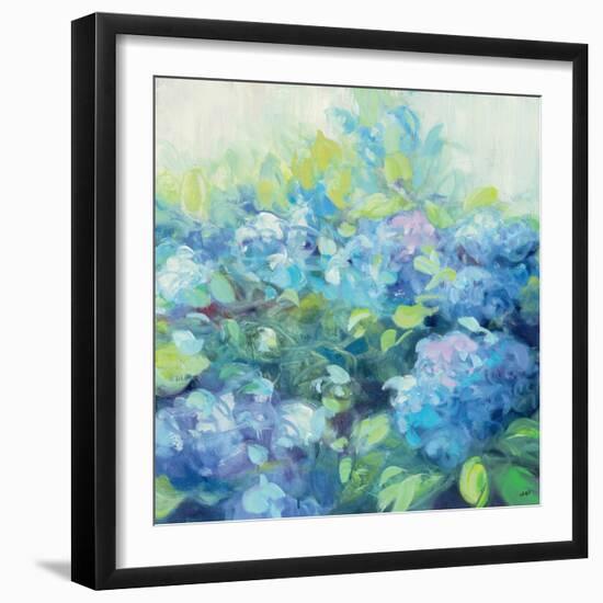 Bright Hydrangea II-Julia Purinton-Framed Art Print