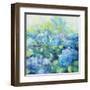 Bright Hydrangea II-Julia Purinton-Framed Art Print