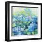 Bright Hydrangea II-Julia Purinton-Framed Art Print