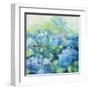 Bright Hydrangea II-Julia Purinton-Framed Art Print