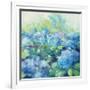 Bright Hydrangea II-Julia Purinton-Framed Art Print