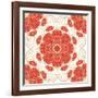 Bright Lace Pattern-elein-Framed Art Print