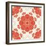 Bright Lace Pattern-elein-Framed Art Print