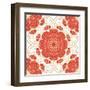 Bright Lace Pattern-elein-Framed Art Print