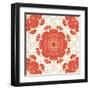 Bright Lace Pattern-elein-Framed Art Print