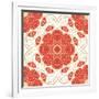 Bright Lace Pattern-elein-Framed Art Print