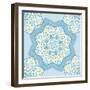 Bright Lace Pattern-elein-Framed Art Print