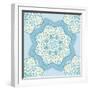 Bright Lace Pattern-elein-Framed Art Print