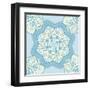 Bright Lace Pattern-elein-Framed Art Print