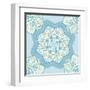 Bright Lace Pattern-elein-Framed Art Print