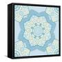 Bright Lace Pattern-elein-Framed Stretched Canvas