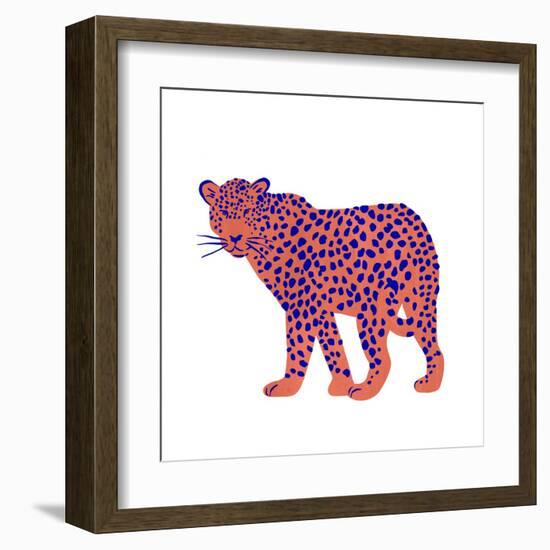 Bright Leopard I-Emma Scarvey-Framed Art Print