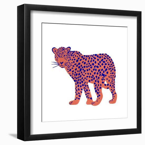 Bright Leopard I-Emma Scarvey-Framed Art Print