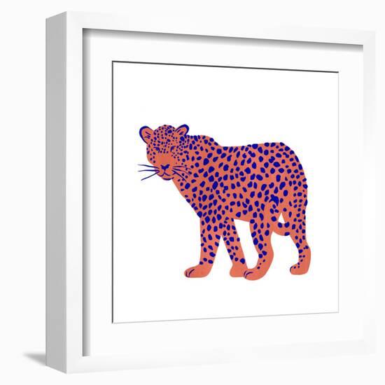 Bright Leopard I-Emma Scarvey-Framed Art Print