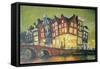 Bright Lights, Amsterdam, 2000-Antonia Myatt-Framed Stretched Canvas