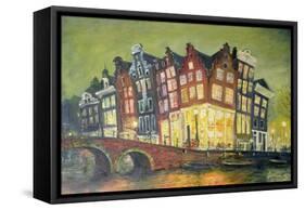 Bright Lights, Amsterdam, 2000-Antonia Myatt-Framed Stretched Canvas