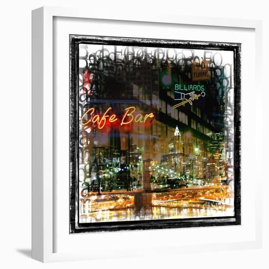 Bright Lights, Bid City-Jean-François Dupuis-Framed Art Print