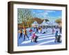 Bright morning,Hampton Court Palace Ice Rink,London, 2018-Andrew Macara-Framed Giclee Print