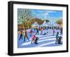 Bright morning,Hampton Court Palace Ice Rink,London, 2018-Andrew Macara-Framed Giclee Print