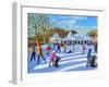 Bright morning,Hampton Court Palace Ice Rink,London, 2018-Andrew Macara-Framed Giclee Print