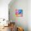 Bright Multicolored a Gradient with Luminaries-Tatiana Korchemkina-Art Print displayed on a wall