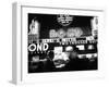 Bright Neon Lights of Bond's Clothing Store-Lisa Larsen-Framed Photographic Print