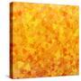 Bright Orange Scattered Triangles Background-Enka Parmur-Stretched Canvas