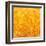 Bright Orange Scattered Triangles Background-Enka Parmur-Framed Art Print