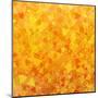 Bright Orange Scattered Triangles Background-Enka Parmur-Mounted Art Print