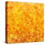 Bright Orange Scattered Triangles Background-Enka Parmur-Stretched Canvas