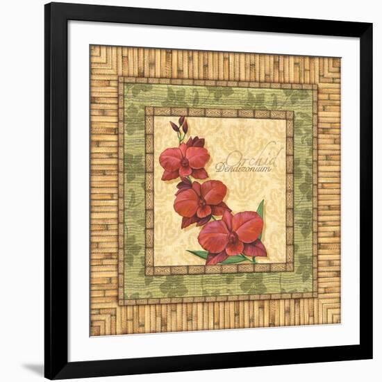 Bright Orchids III-Charlene Audrey-Framed Art Print