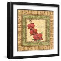 Bright Orchids III-Charlene Audrey-Framed Art Print