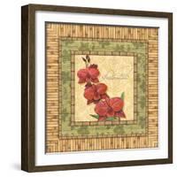 Bright Orchids III-Charlene Audrey-Framed Art Print