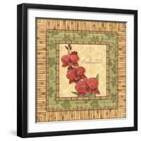 Bright Orchids III-Charlene Audrey-Framed Art Print