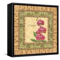 Bright Orchids IV-Charlene Audrey-Framed Stretched Canvas