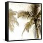 Bright Palm Gold 2-Kimberly Allen-Framed Stretched Canvas
