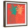 Bright Pineapple Summer-Kimberly Allen-Framed Art Print
