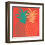 Bright Pineapple Summer-Kimberly Allen-Framed Art Print