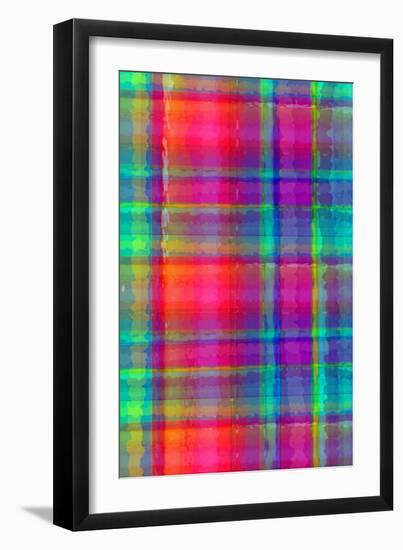 Bright Plaid-Louisa Hereford-Framed Giclee Print