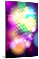 Bright Pop-Art Bokeh Background-Selenka-Mounted Art Print