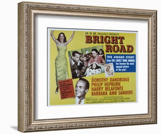 Bright Road, Dorothy Dandridge, Harry Belafonte, 1953-null-Framed Art Print