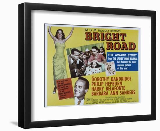 Bright Road, Dorothy Dandridge, Harry Belafonte, 1953-null-Framed Art Print