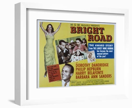 Bright Road, Dorothy Dandridge, Harry Belafonte, 1953-null-Framed Art Print