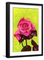 Bright Rose, 1980s-George Adamson-Framed Giclee Print