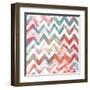 Bright Rustic Chevron-Patricia Pinto-Framed Art Print