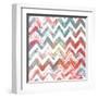 Bright Rustic Chevron-Patricia Pinto-Framed Art Print