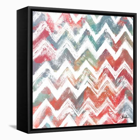 Bright Rustic Chevron-Patricia Pinto-Framed Stretched Canvas